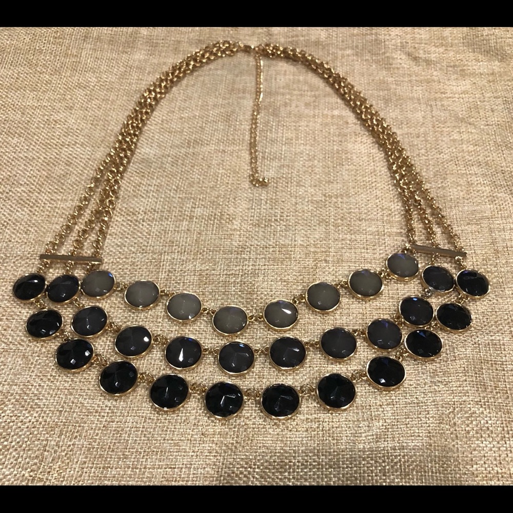 Express Multi-Strand (Three Row) Layered Necklace - image 2